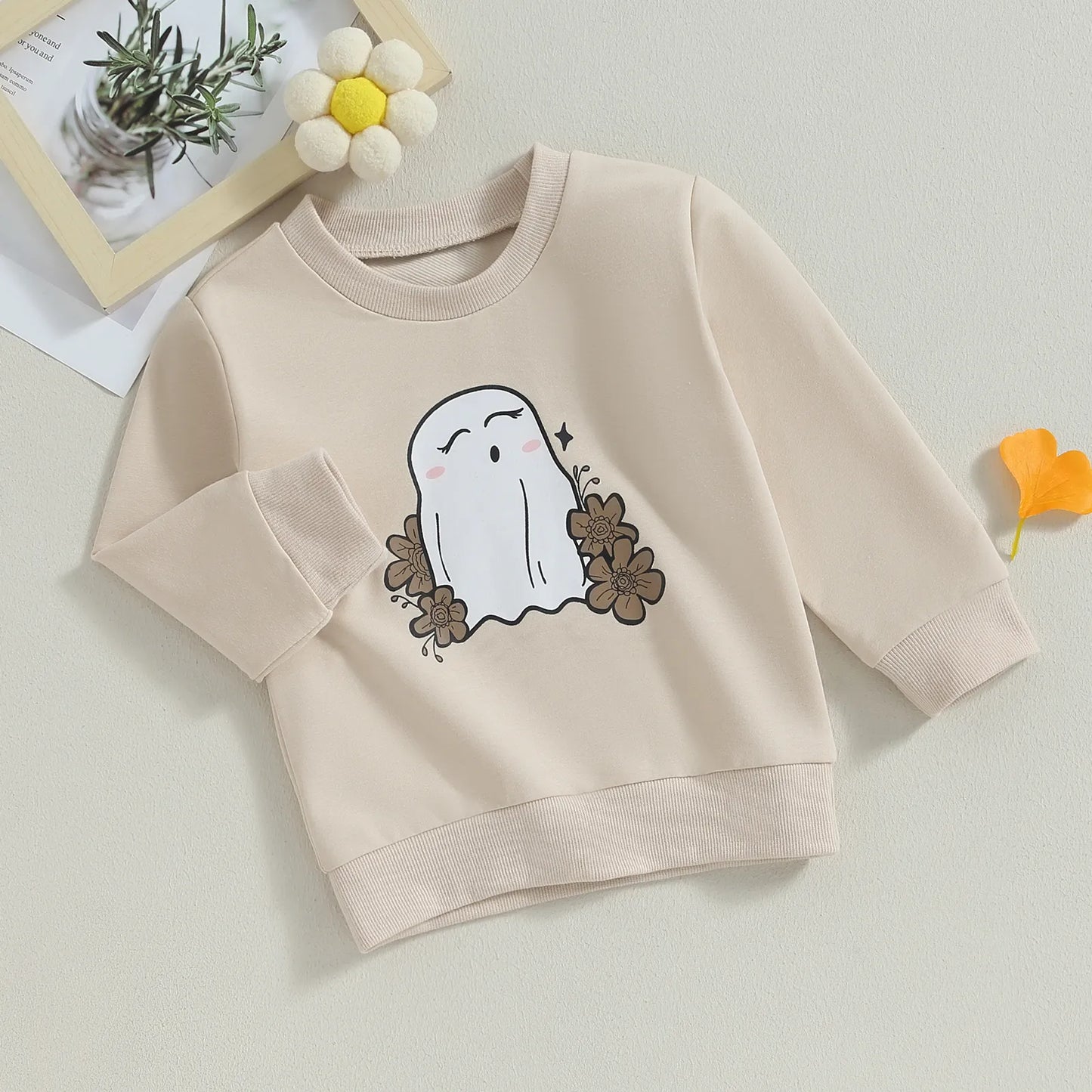 Sweatshirts Halloween Clothes Ghost Print