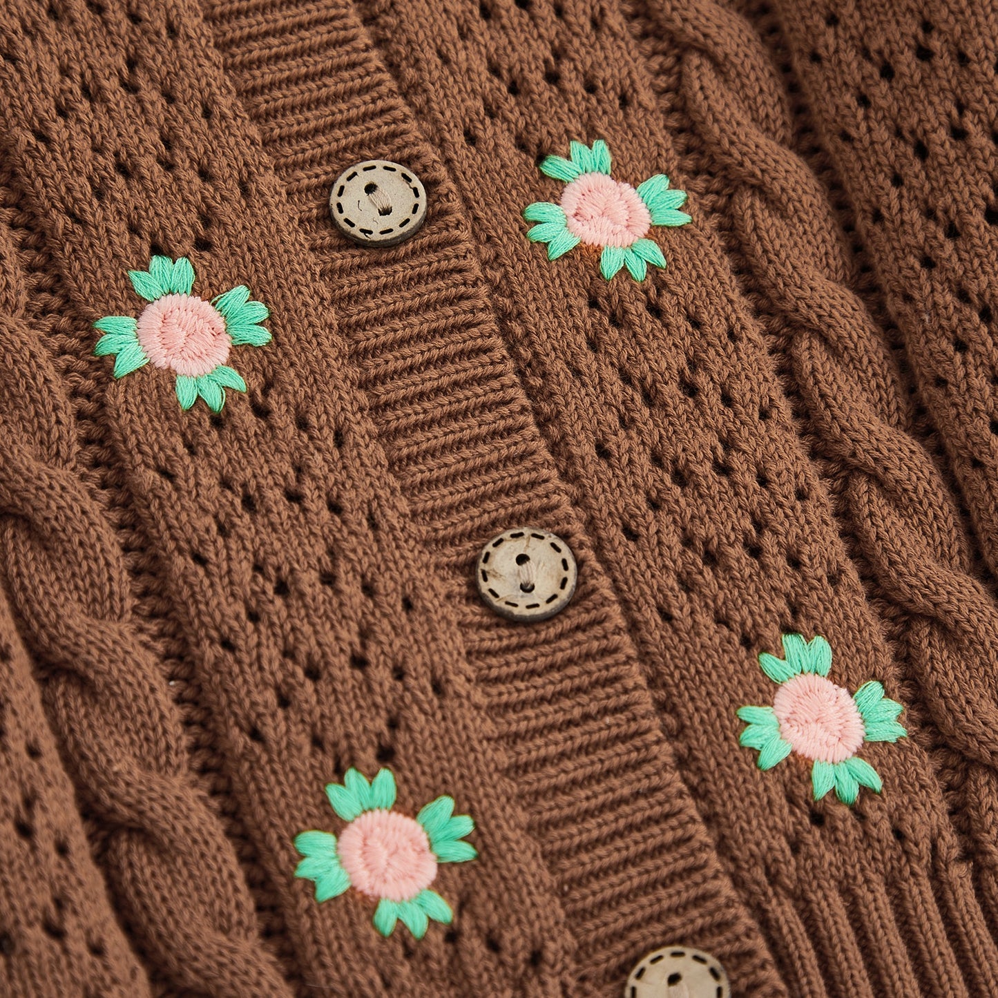 Children's Cardigan with flowers