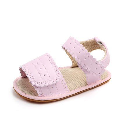 Delicate vintage baby sandal