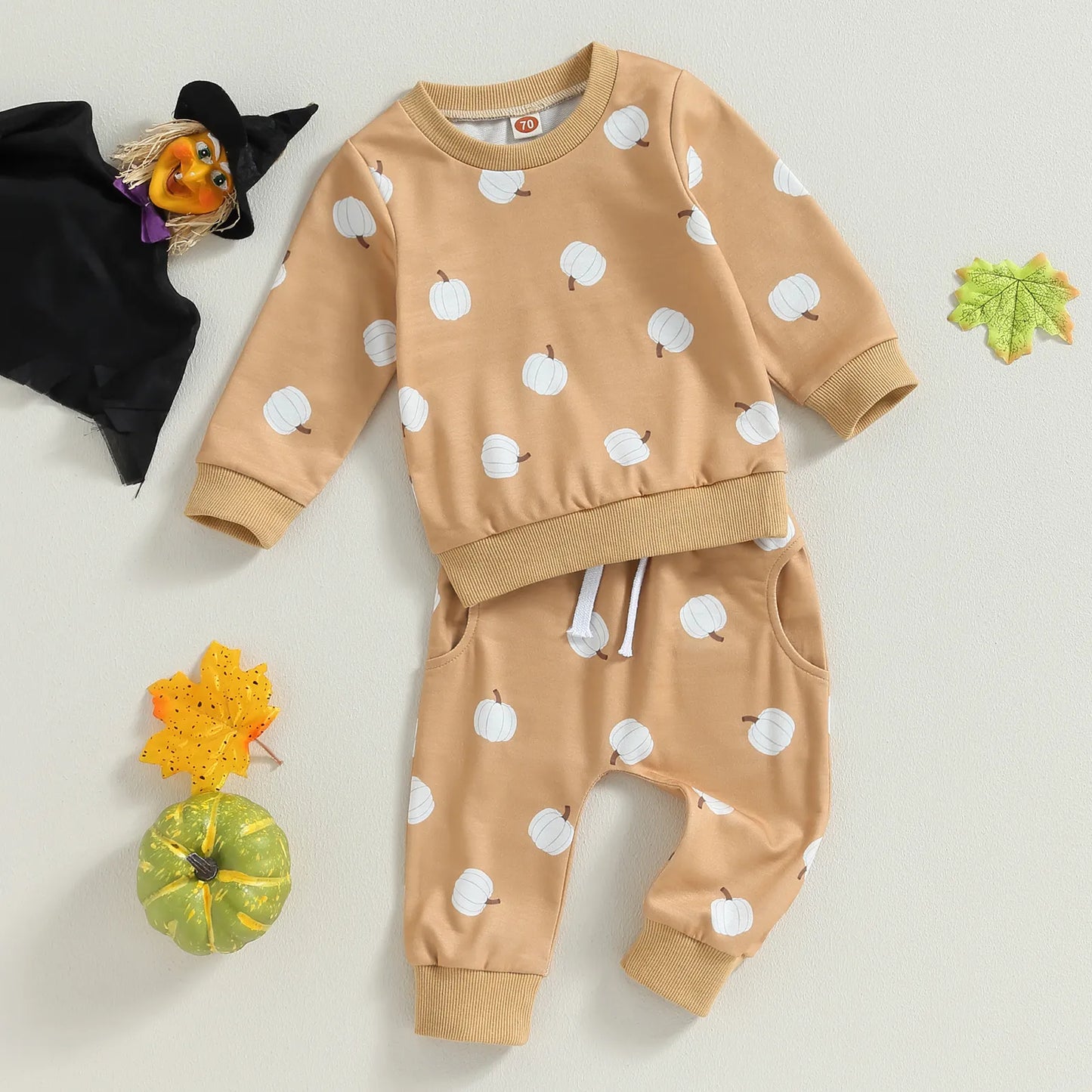 Set Pumpkin Halloween Clothes