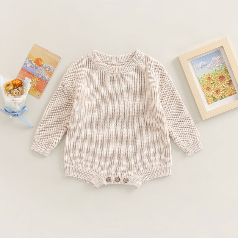 Baby basic overalls sweater