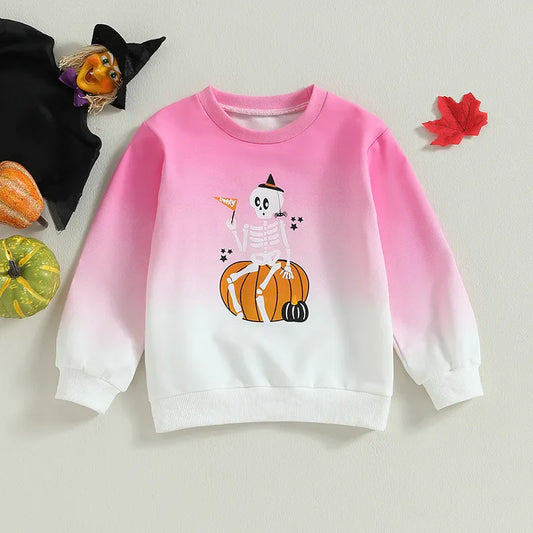 Print Color Pullover Halloween Clothes