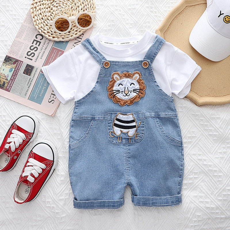 Set with Lion Jumpsuit