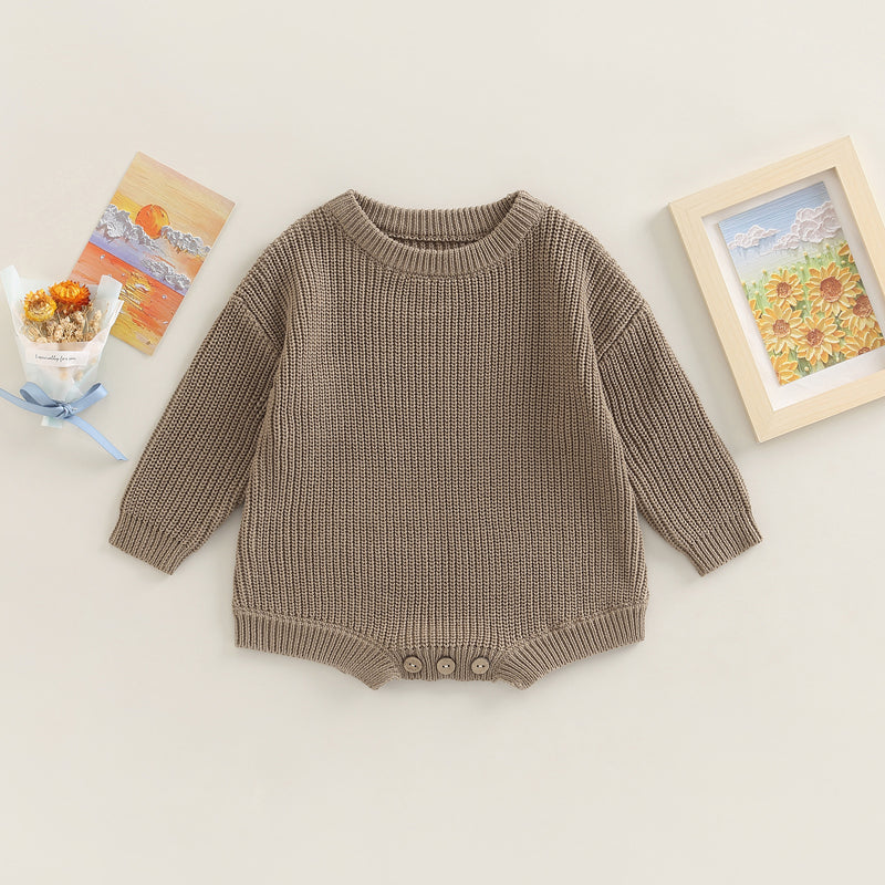 Baby basic overalls sweater