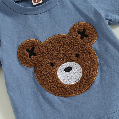 Baby Boy basic set with bear