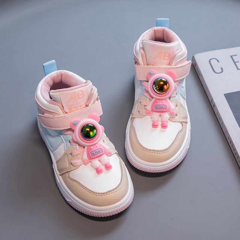 Astronaut girl kids sneakers