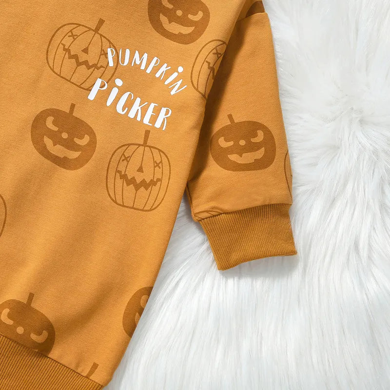 Sweatshirts Halloween Clothes Pumpkin