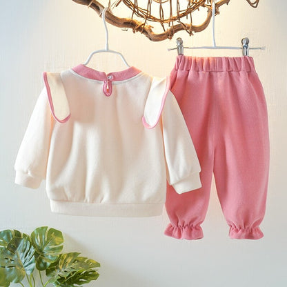 Children's winter set with bow