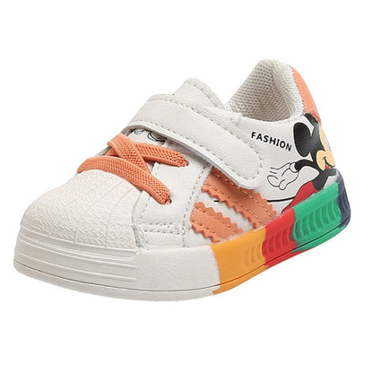 Colored Mr.Mause children's sneakers