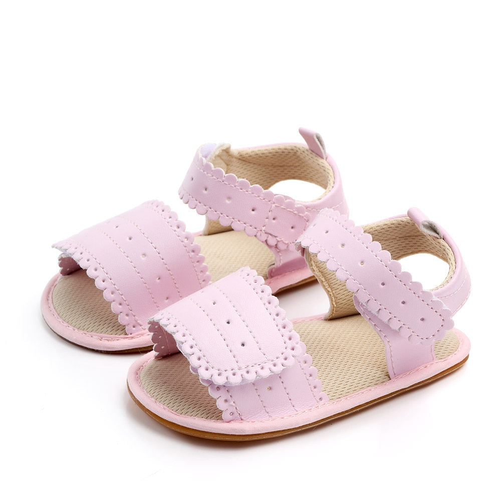 Delicate vintage baby sandal