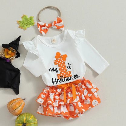 Children's body dress my 1 halloween + headband