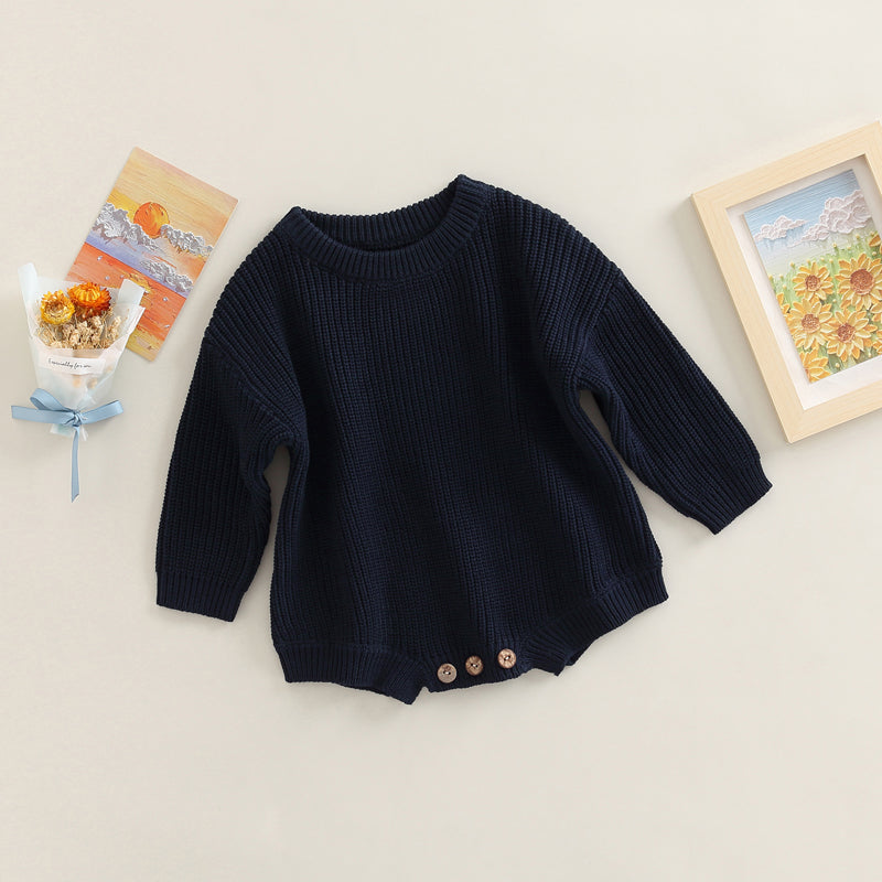 Baby basic overalls sweater