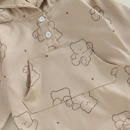 Baby Bodysuit with Little Bears