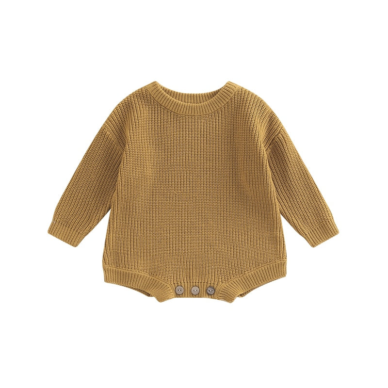 Baby basic overalls sweater