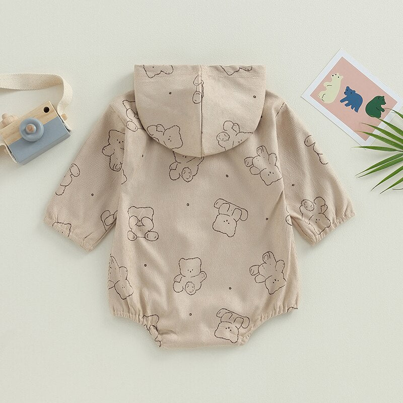 Baby Bodysuit with Little Bears