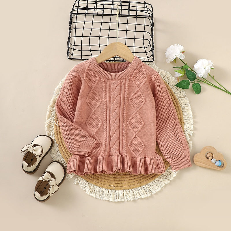 Pink baby sweater