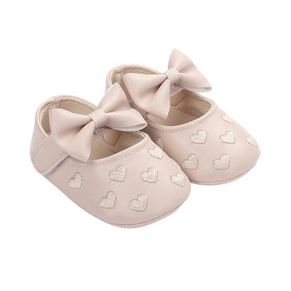 Kids Shoe with bow and heart