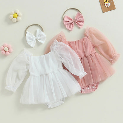 Body Baby dress in tulle + headband