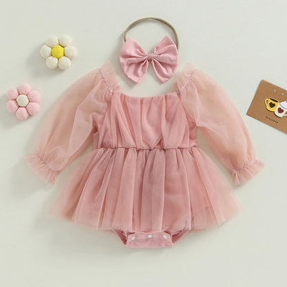 Body Baby dress in tulle + headband