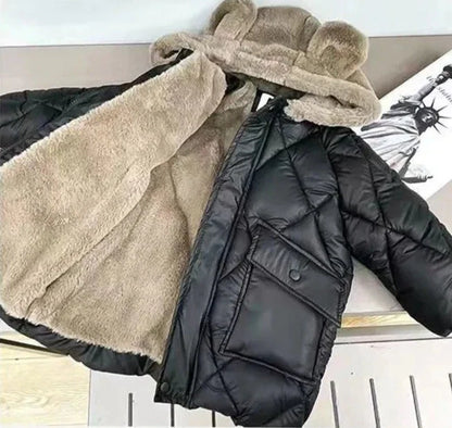 Super Warm Men's Children's Coat Ears