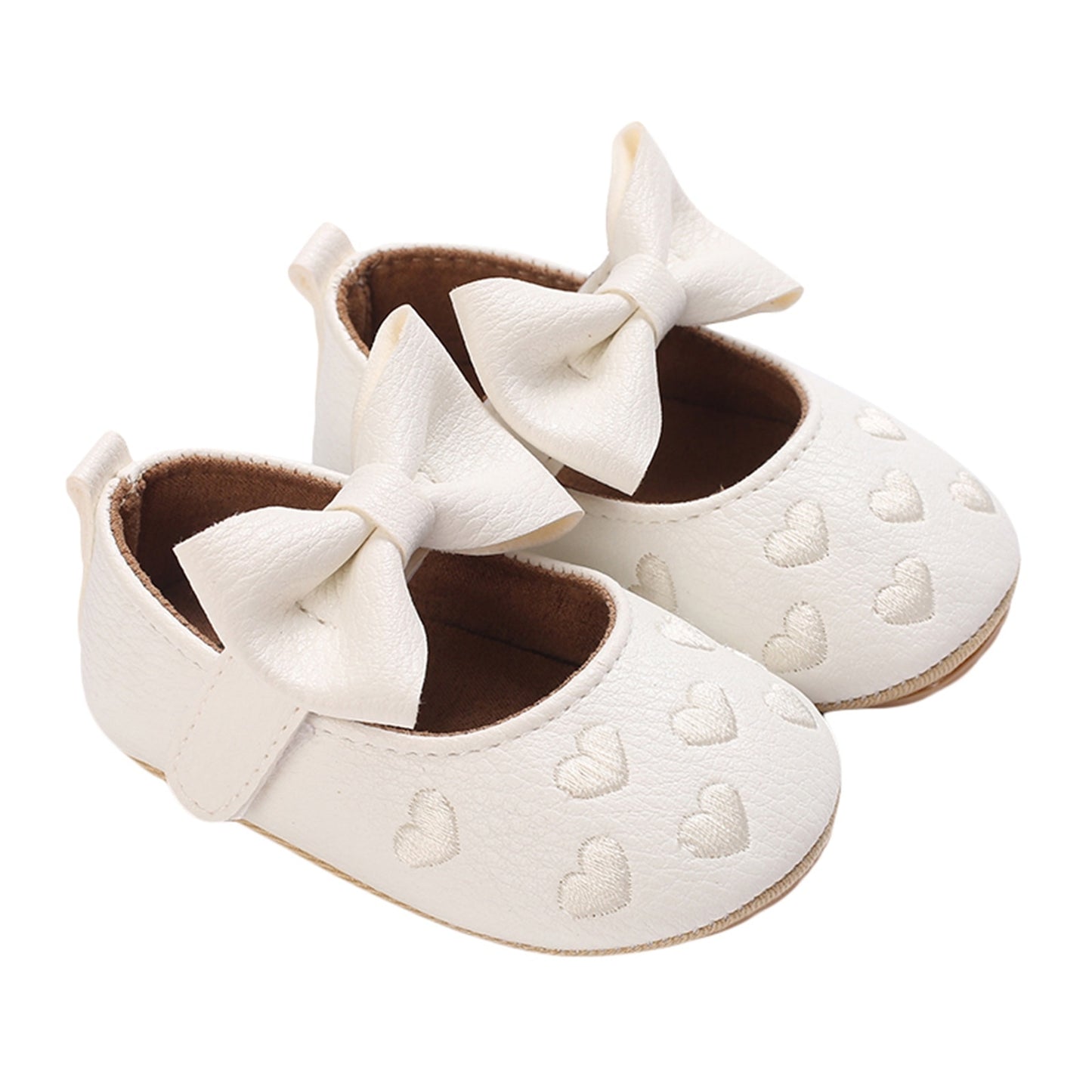 Children's bow and heart shoes