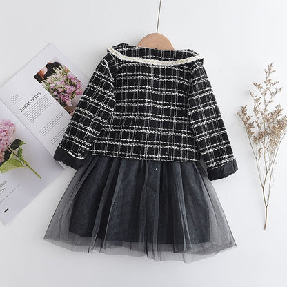 Children's set dress + cold blouse