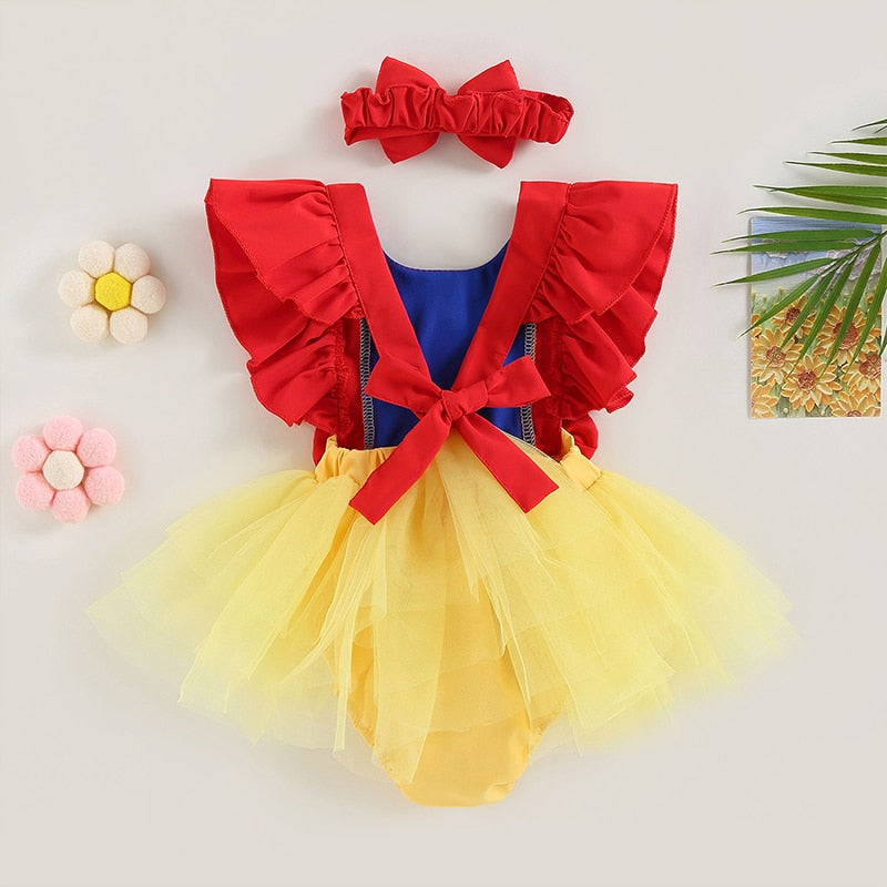 Children's dress with red headband