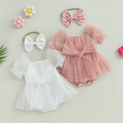 Tulle children's body dress + headband