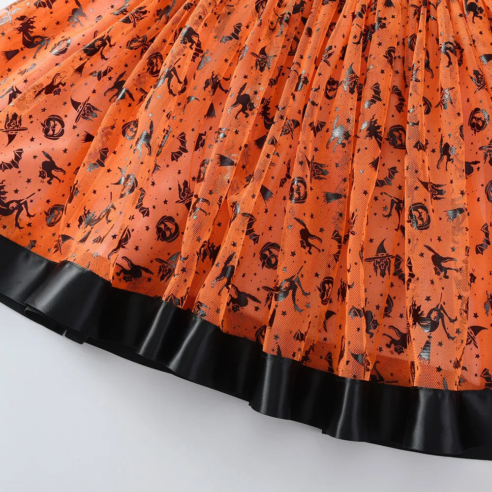 Halloween Dress Pumpkin Spider Witch