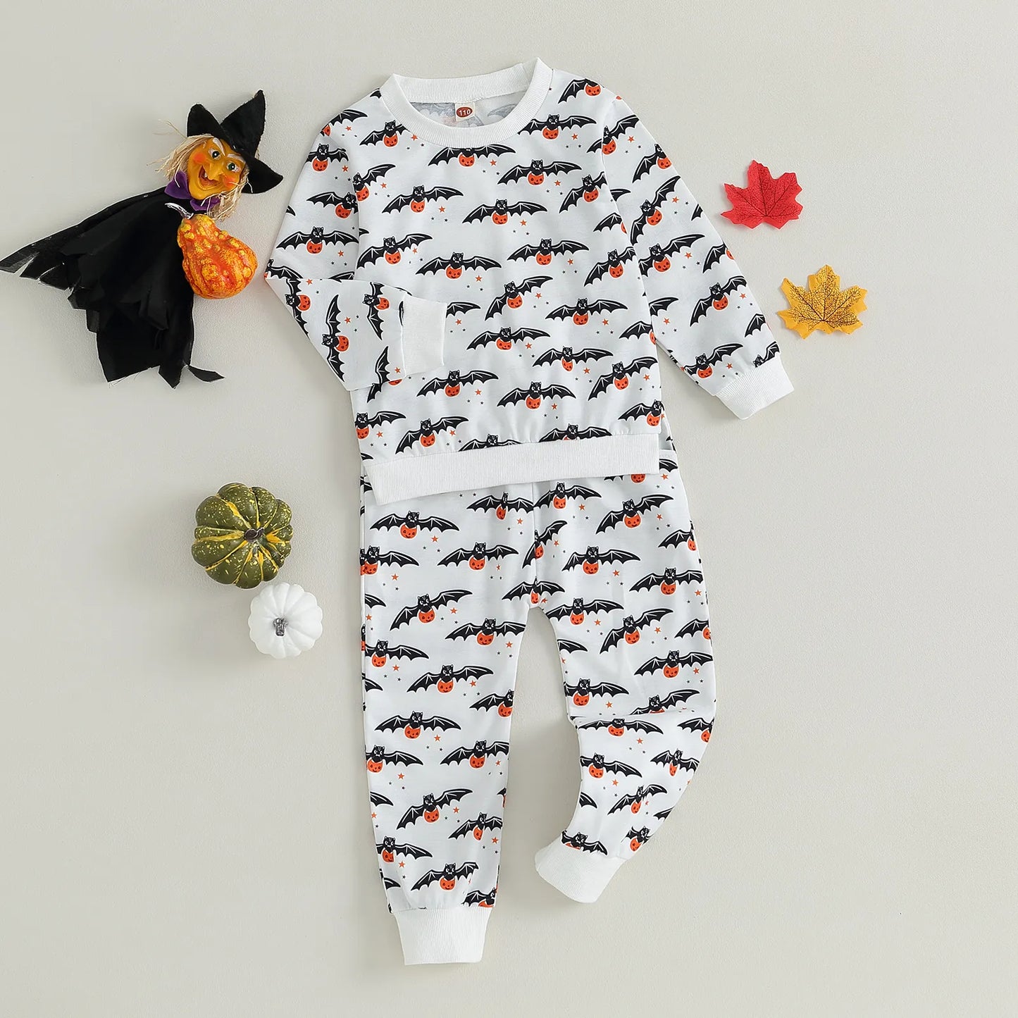 Halloween Outfits Long Sleeve Bat