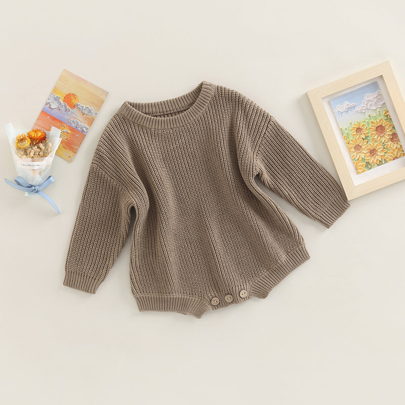 Baby basic overalls sweater