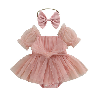 Tulle children's body dress + headband