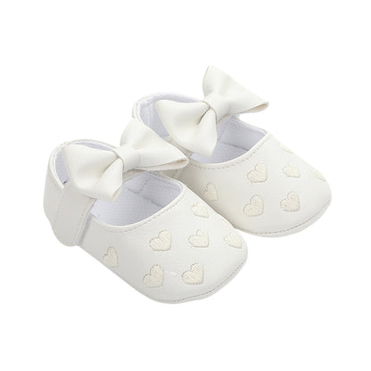 Kids Shoe with bow and heart