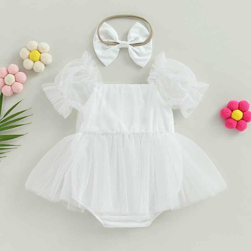 Tulle children's body dress + headband