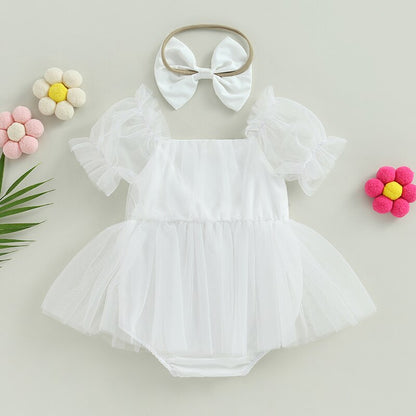 Tulle children's body dress + headband