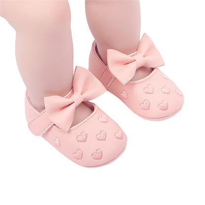 Kids Shoe with bow and heart