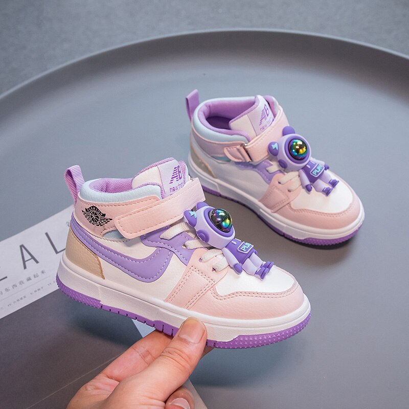 Astronaut girl kids sneakers