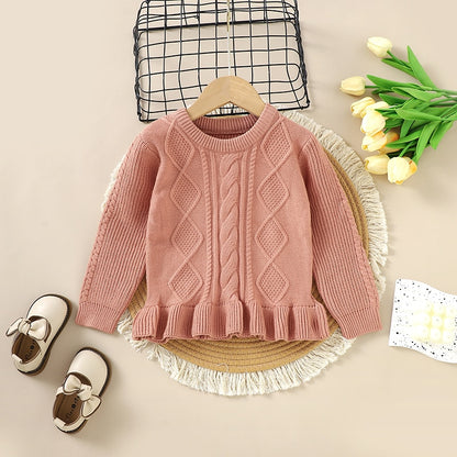 Pink baby sweater