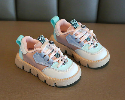 Children's Colors Lace-up Sneakers