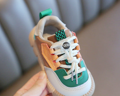 Children's Colors Lace-up Sneakers