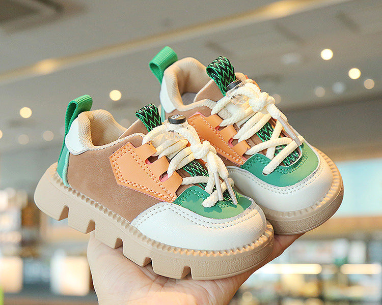 Children's Colors Lace-up Sneakers