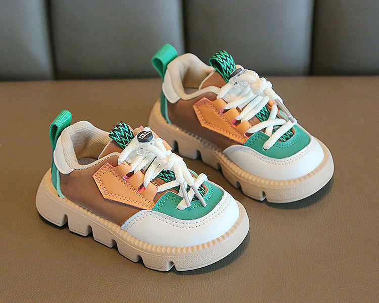 Children's Colors Lace-up Sneakers