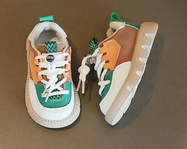 Children's Colors Lace-up Sneakers