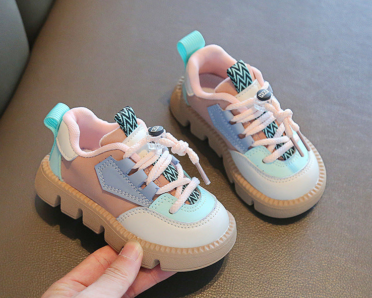 Children's Colors Lace-up Sneakers