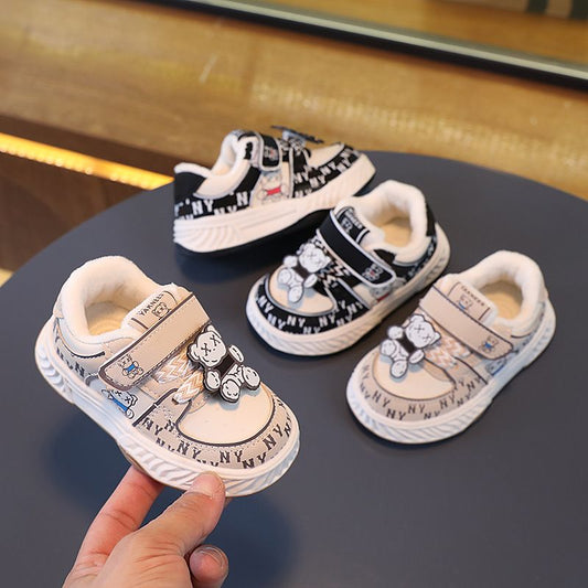 Children's NY Bear and Velcro Sneakers