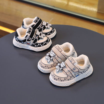 Children's NY Bear and Velcro Sneakers