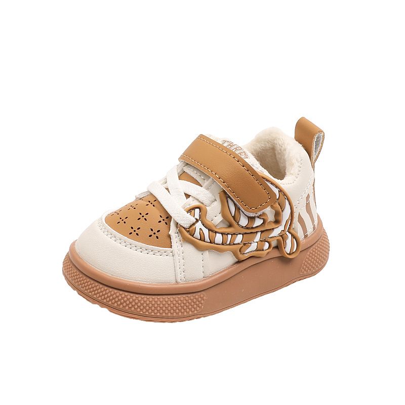 Fur and Velcro Children's Sneakers