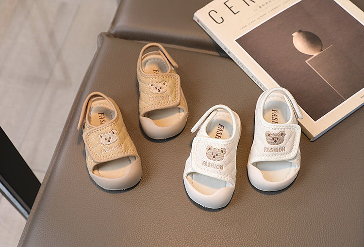 Baby teddy bear sandal