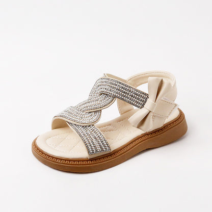 Women's Children's Sandal Braided Stones