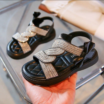 Women's Children's Sandal Braided Stones